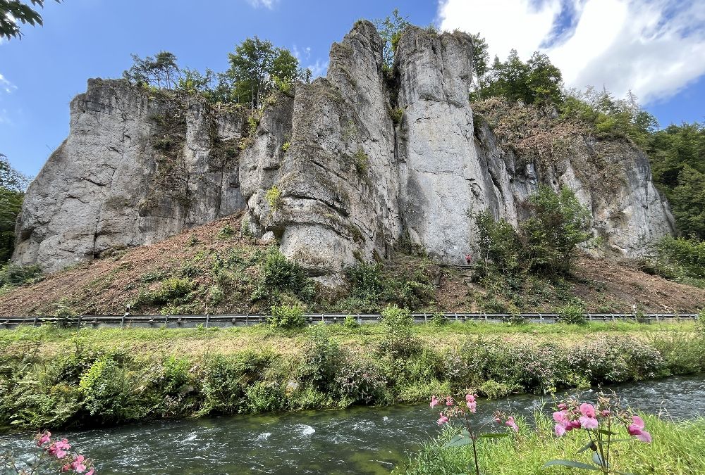 Der Rote Fels im Pegnitztal nach der Freistellung (Bild: Burkhard Müller)