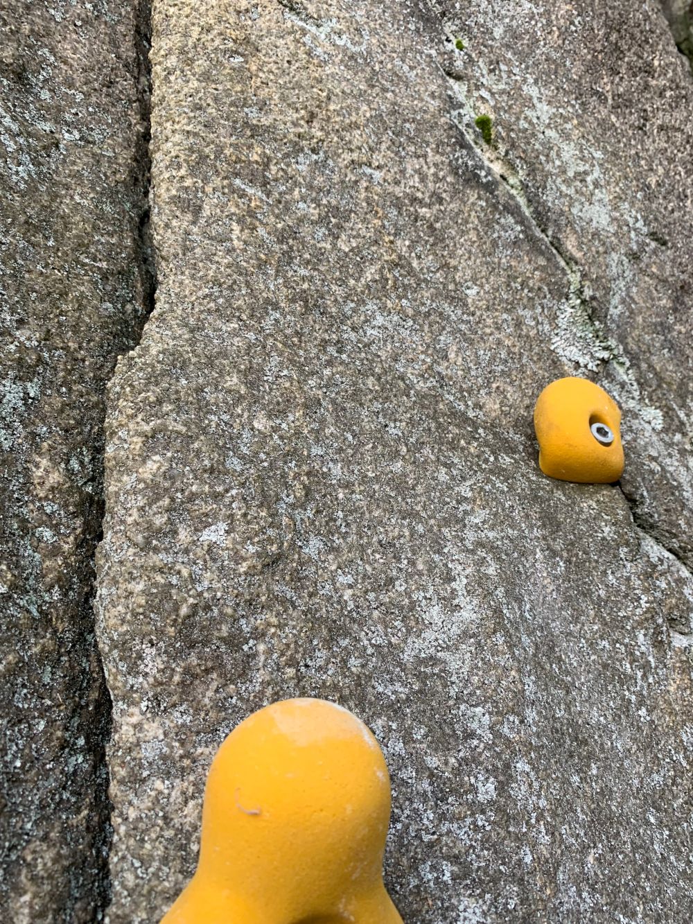 Die erste Kunstgriffroute im Fichtelgebirge (Bild: Schelter/Egelkraut)