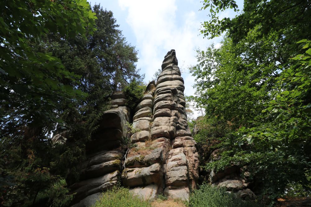 Der Rudolfstein im Fichtelgebirge