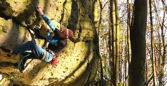 Jan Knicker in ´Wenn der Himmel brennt´ (8) am Steinberg (Bild: Matthias Stafflinger)